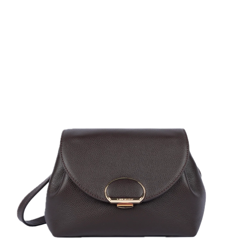 Milano Pia Petit sac trotteur cuir Marron foncé LANCASTER