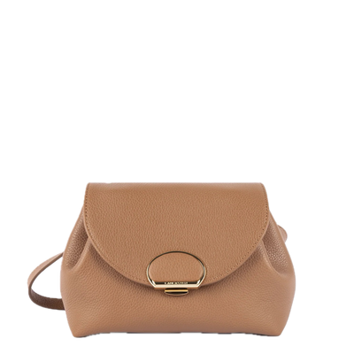 Milano Pia Petit sac trotteur cuir Moka LANCASTER Milano Pia Petit sac trotteur cuir Moka LANCASTER