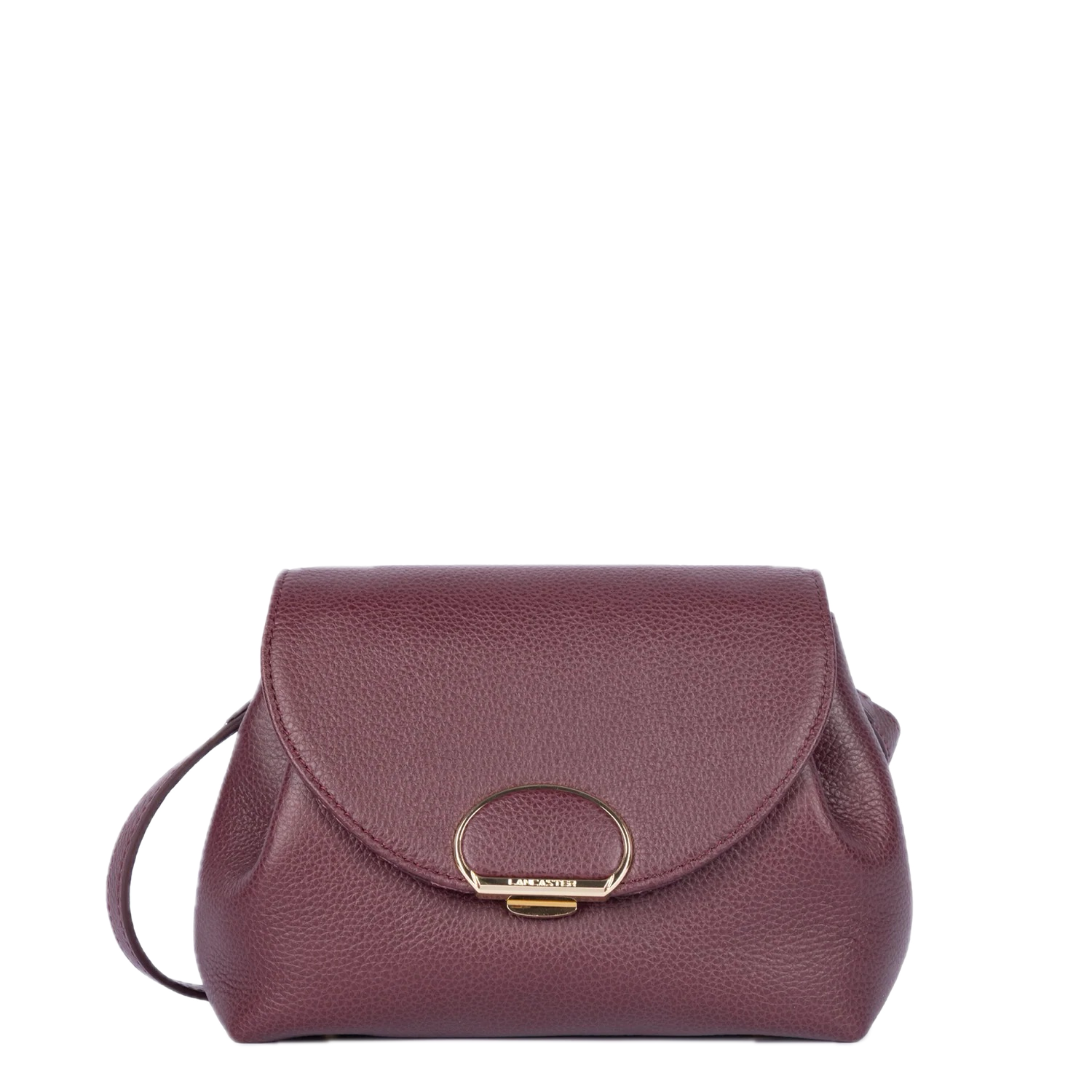 Milano Pia Petit sac trotteur cuir Bordeaux LANCASTER