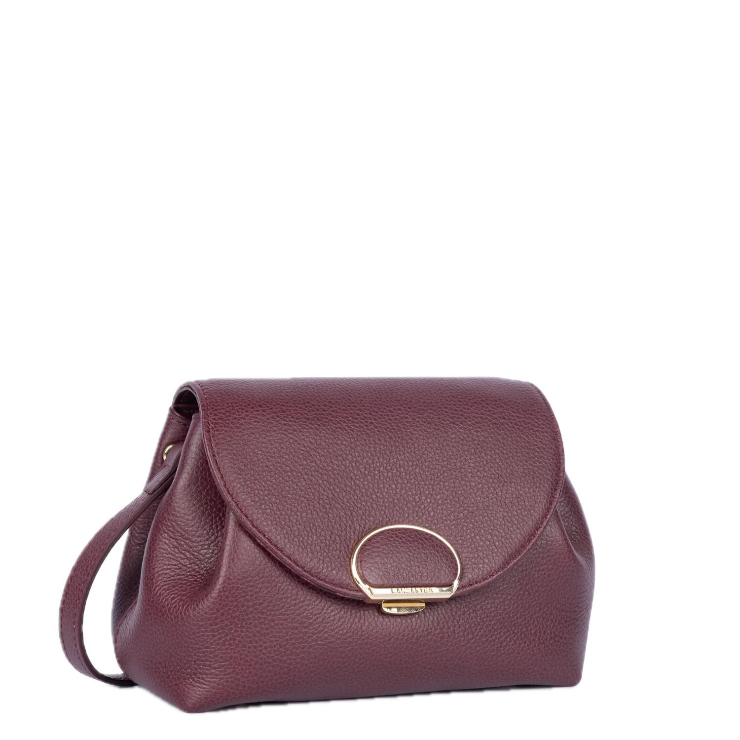 Milano Pia Petit sac trotteur cuir Bordeaux LANCASTER