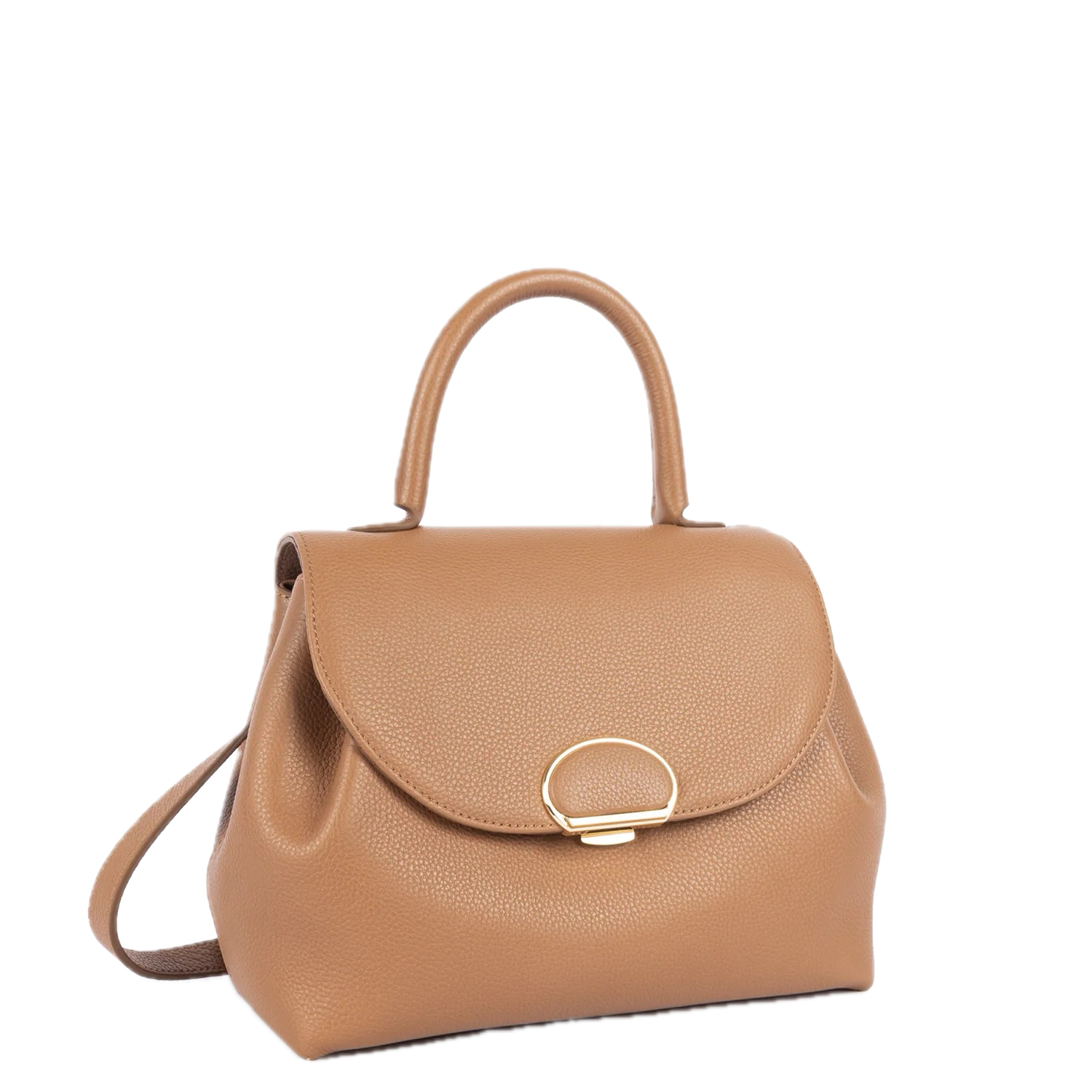Grand Milano Pia Sac à main Moka cuir LANCASTER