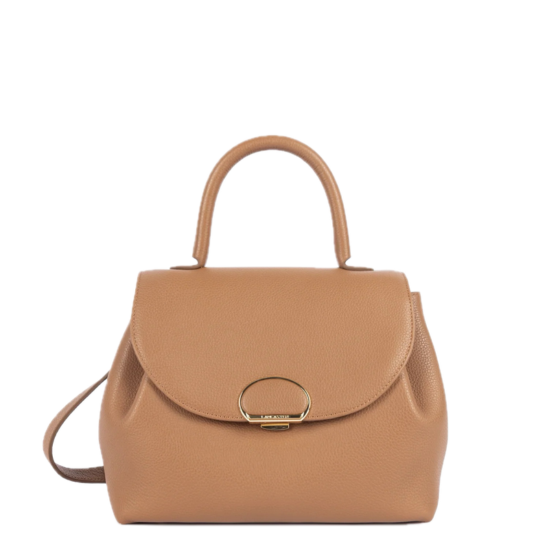 Grand Milano Pia Sac à main Moka cuir LANCASTER