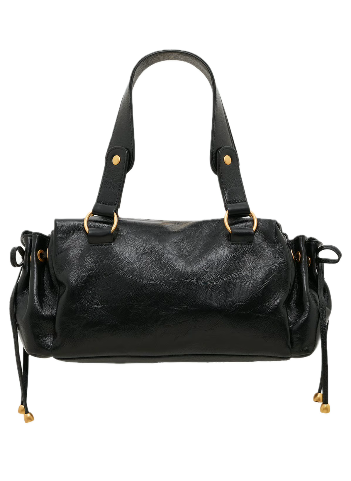 Sac à main en cuir effet froissé Noir GRACE GERARD DAREL