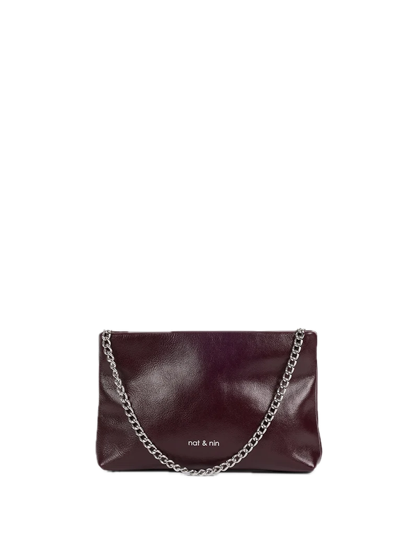 Sacs porté épaule /travers Molly Aubergine - Cuir glacé craquelé Nat&Nin Sacs porté épaule /travers Molly Aubergine - Cuir glacé craquelé Nat&Nin