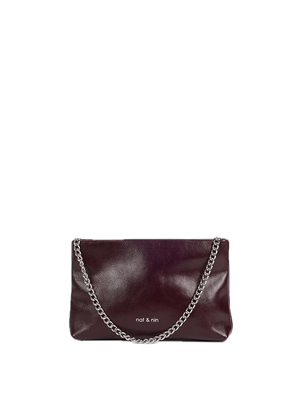 Sacs porté épaule /travers Molly Aubergine - Cuir glacé craquelé Nat&Nin Sacs porté épaule /travers Molly Aubergine - Cuir glacé craquelé Nat&Nin