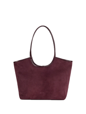 Sac cabas cuir peau Milan Aubergine bordeaux Nat & Nin Sac cabas cuir peau Milan Aubergine bordeaux Nat & Nin