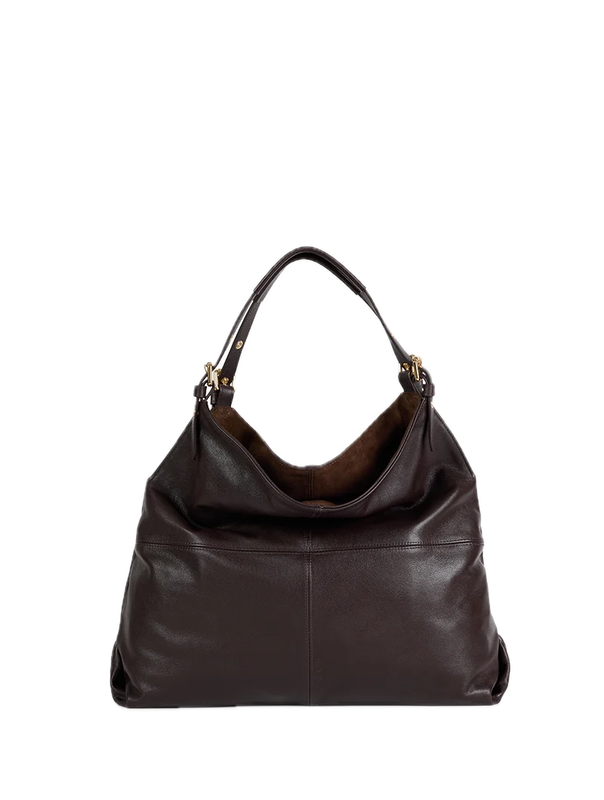 Sacs porté épaule Athena Ebène - Cuir suédé NAT&NIN Sacs porté épaule Athena Ebène - Cuir suédé NAT&NIN