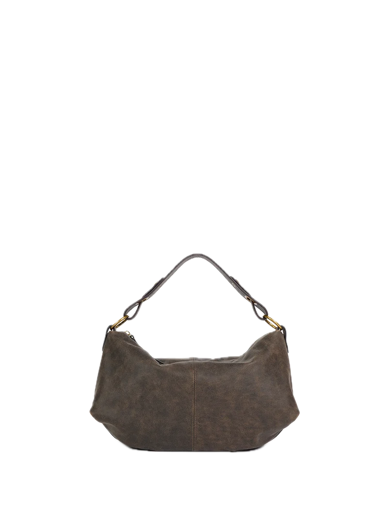 Sacs porté épaule / travers Hera Vintage marron - Cuir lisse NAT&NIN