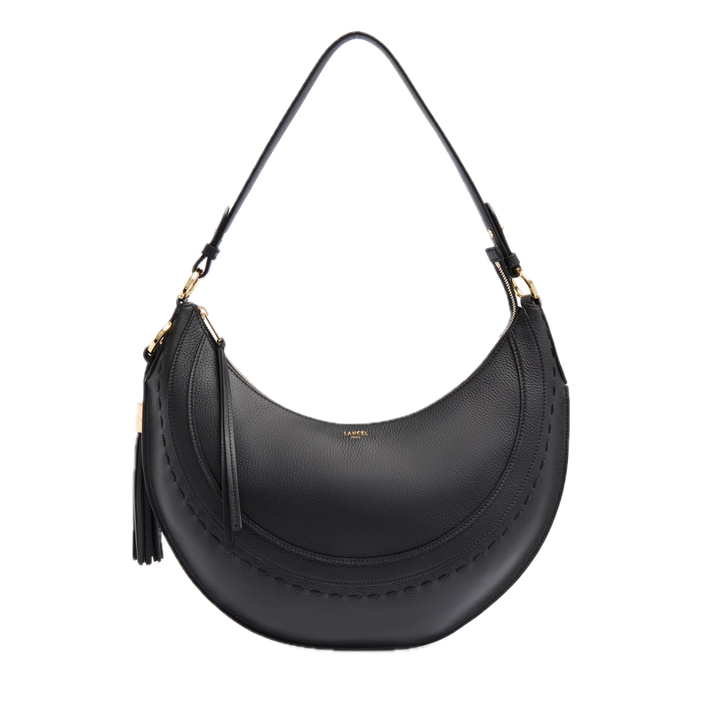 SAC HOBO ZIPPE M Noir HOBOHEME DE LANCEL