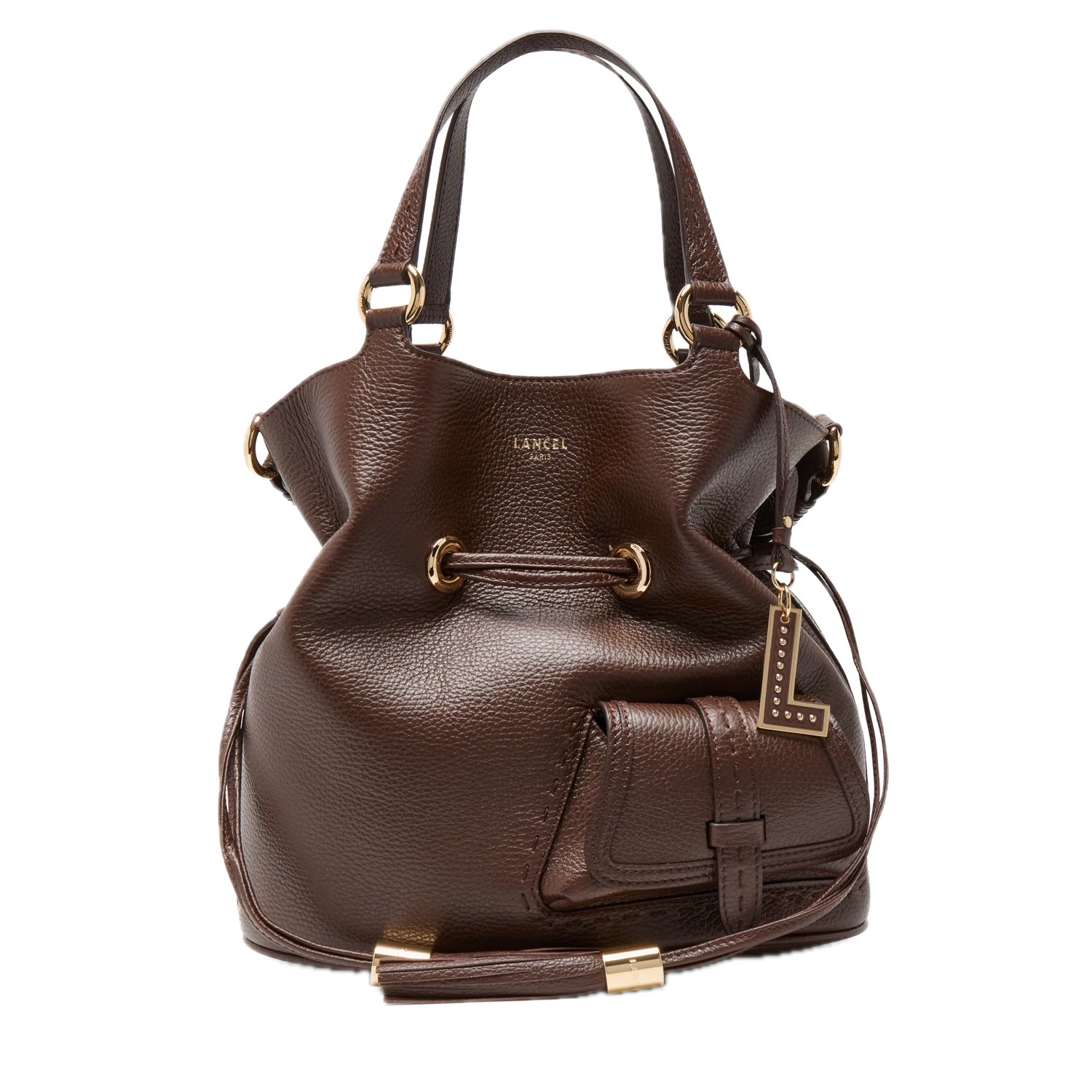 PREMIER FLIRT DE LANCEL SAC SEAU M — NOIX DE COCO