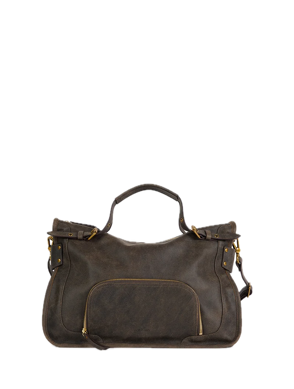Sac porté épaule Meghan Vintage marron - Cuir lisse NAT&NIN Sac porté épaule Meghan Vintage marron - Cuir lisse NAT&NIN