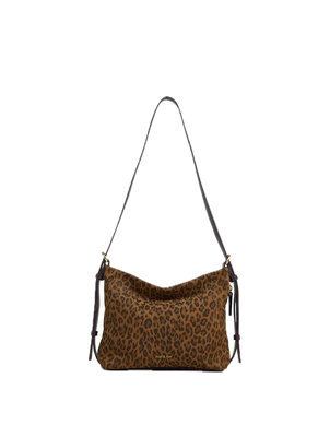 Sac porté épaule/ travers Mini - Moreen Léopard - Cuir suédé NAT&NIN Sac porté épaule/ travers Mini - Moreen Léopard - Cuir suédé NAT&NIN