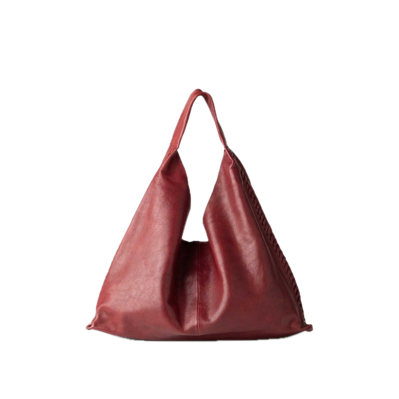 Sac hobo en cuir Rouge Stockton BIBA Sac hobo en cuir Rouge Stockton BIBA