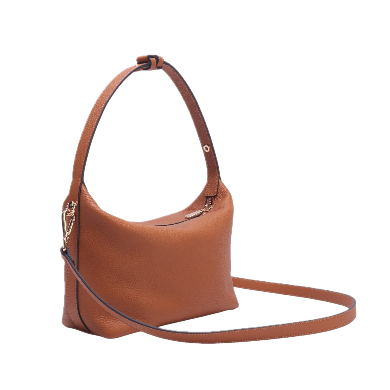 Sac à main cuir Gloria ALBA Châtain MAC DOUGLAS