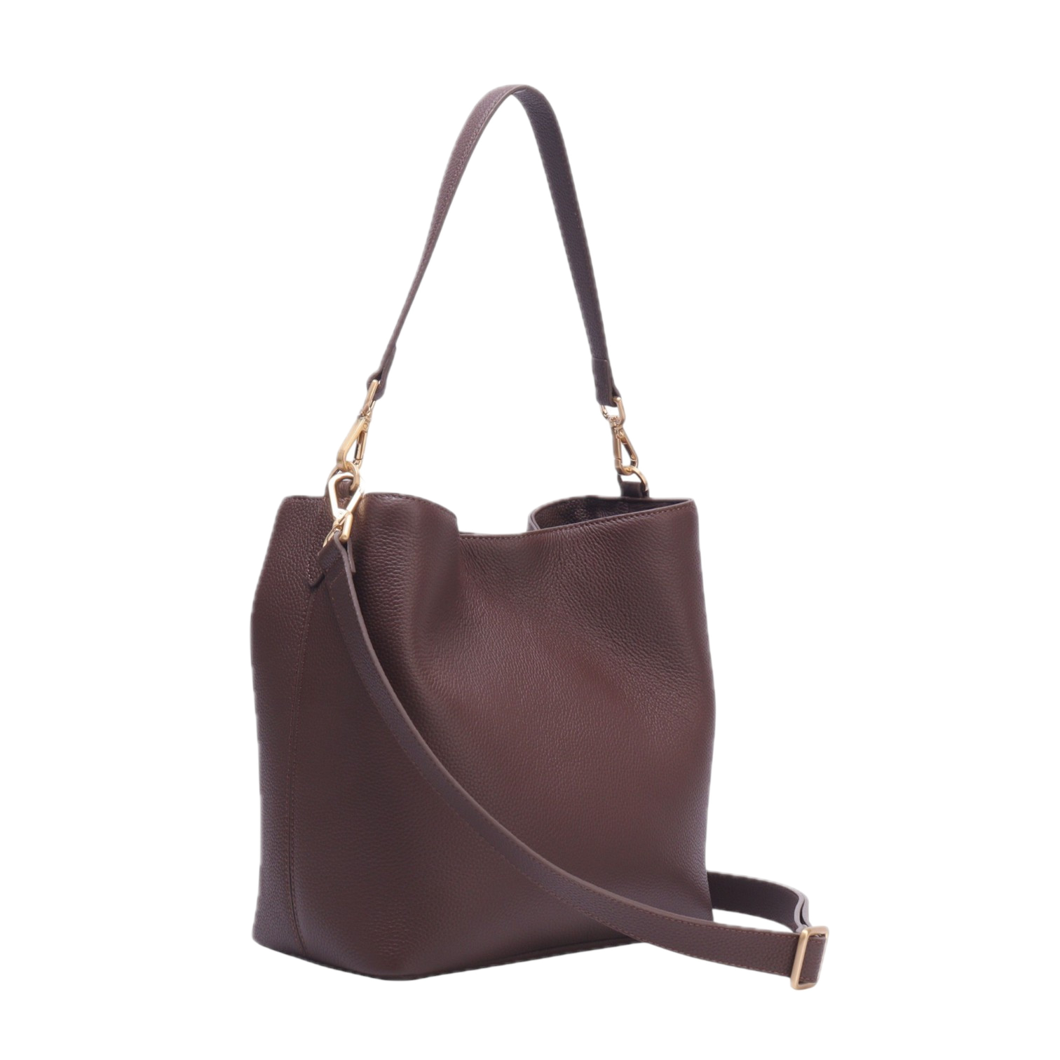 Couronne RHODES sac porté épaule cuir  Chocolat MAC DOUGLAS