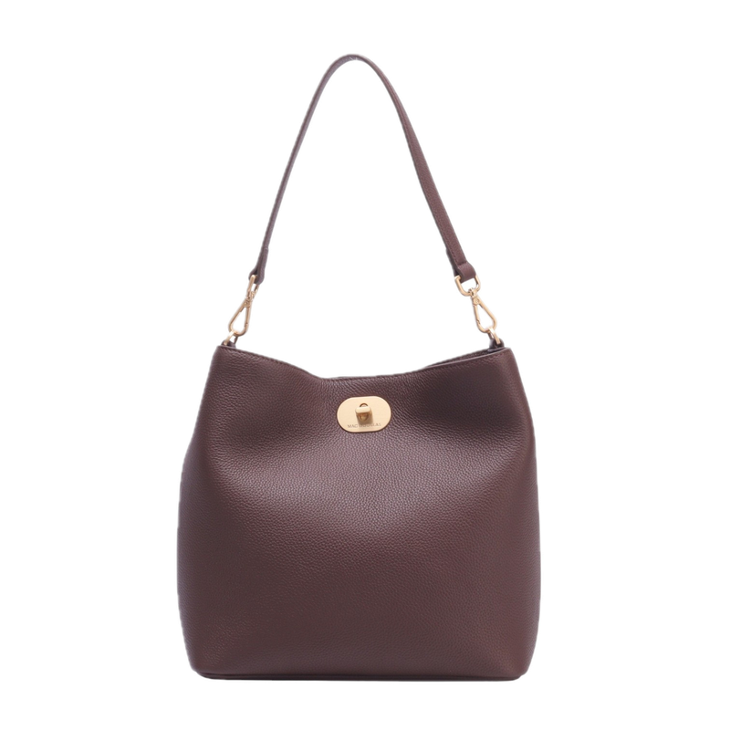 Couronne RHODES sac porté épaule cuir Chocolat MAC DOUGLAS Couronne RHODES sac porté épaule cuir Chocolat MAC DOUGLAS