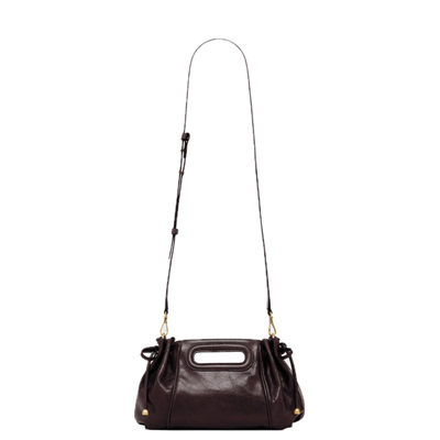 Sac à main en cuir effet froissé - MINI DANY Marron Gerard Darel Sac à main en cuir effet froissé - MINI DANY Marron Gerard Darel