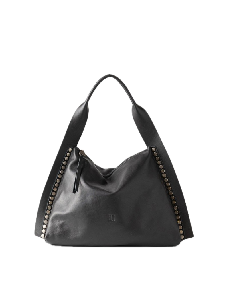 Sac hobo cuir/clous Noir BIBA Vienna Sac hobo cuir/clous Noir BIBA Vienna