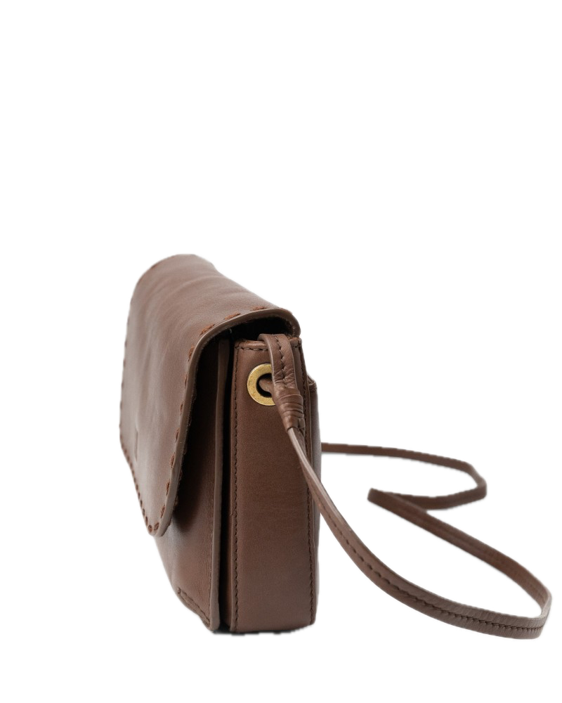 Sac bandoulière cuir BIBA Hatch chocolat