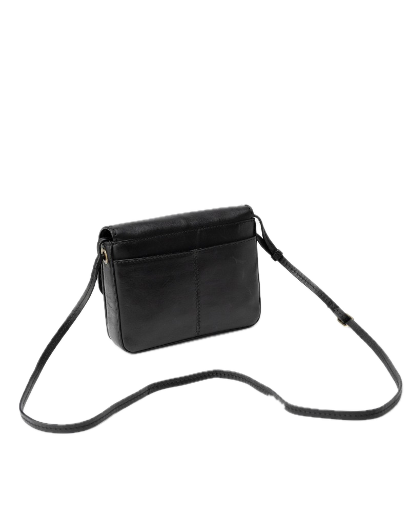 Sac bandoulière cuir BIBA Hatch noir