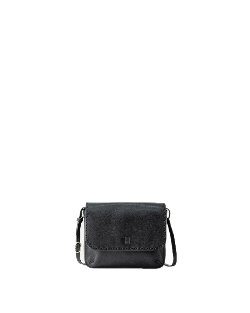 Sac bandoulière cuir BIBA Hatch noir Sac bandoulière cuir BIBA Hatch noir