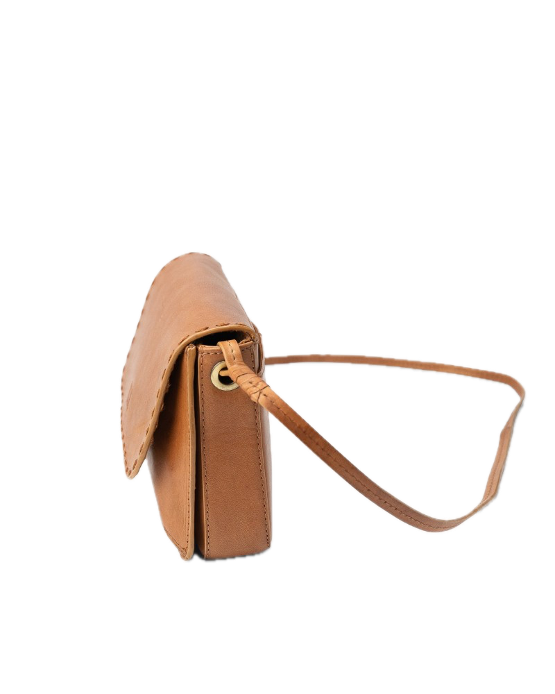 Sac bandoulière cuir BIBA Hatch Tan