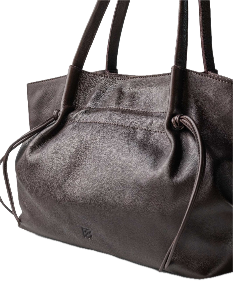 Sac cabas cuir BIBA Brumley Aubergine