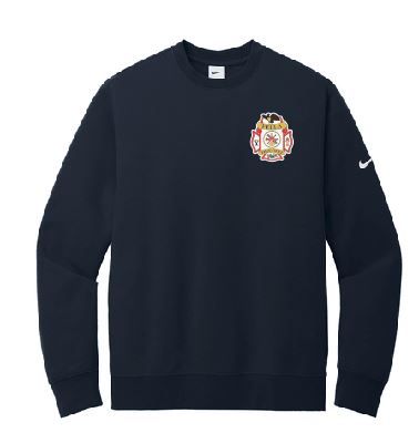 Nike Club Fleece Sleeve Swoosh Crew