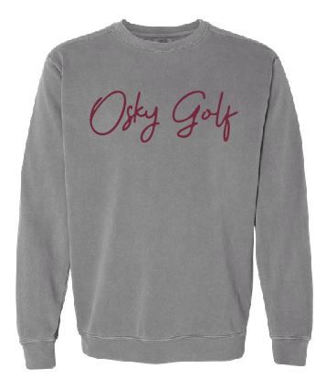 EMBROIDERED COMFORT COLORS CREW FLEECE