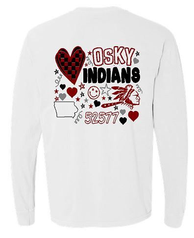 COMFORT COLORS COLLAGE LONG SLEEVE TEE