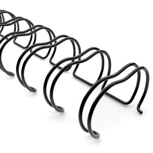 Arillo Metalico 2:1, Marca Spiral Binding,  5/8, Color Negro 21 Aros