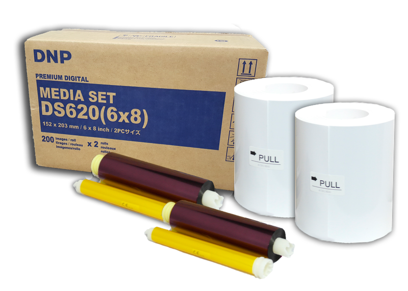 Papel Y Cinta 6x8" De Impresión Fotográfica, Modelo DS620A