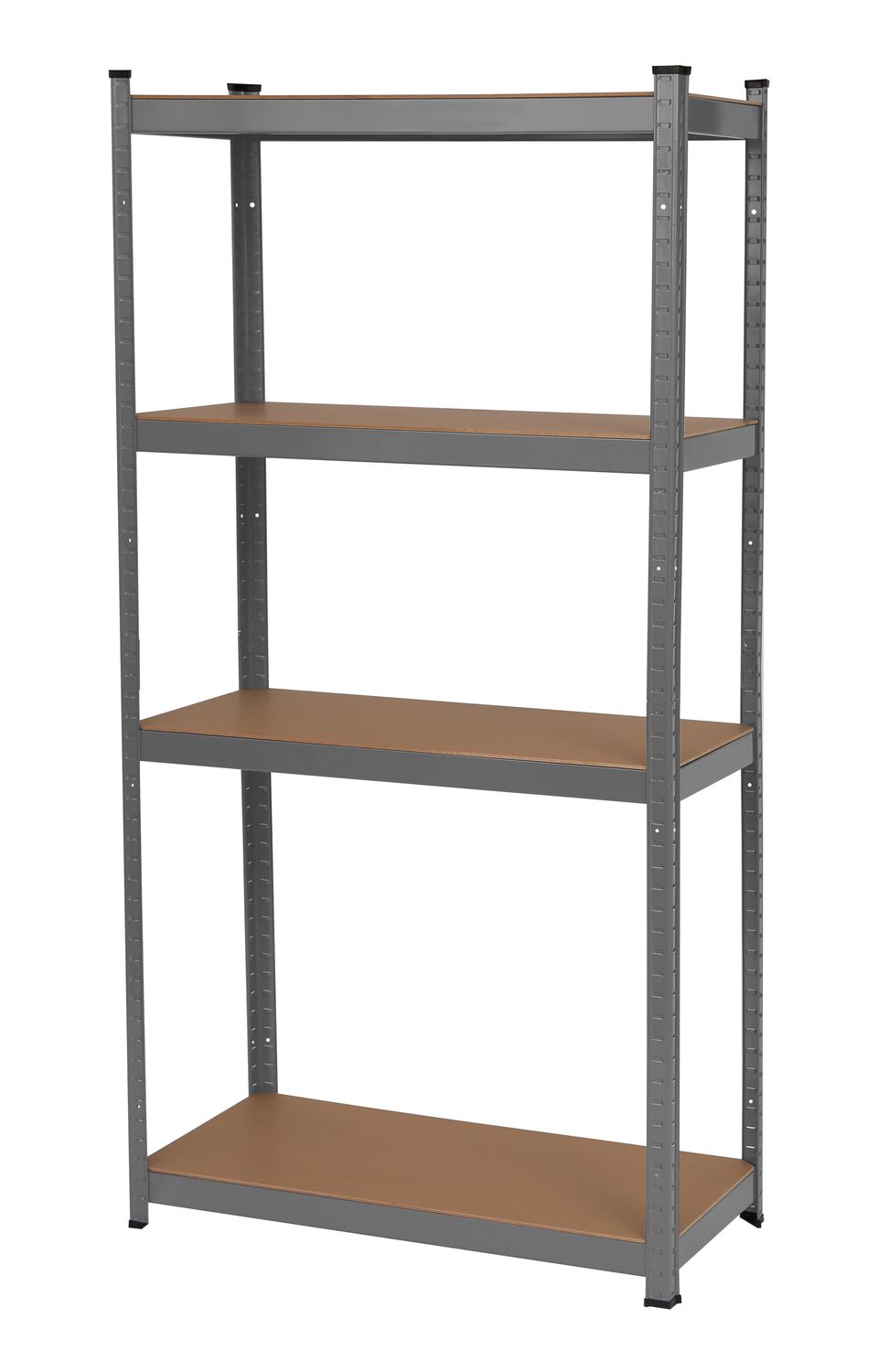 Estantería 4 niveles De Acero y MDF 150x75x30cm