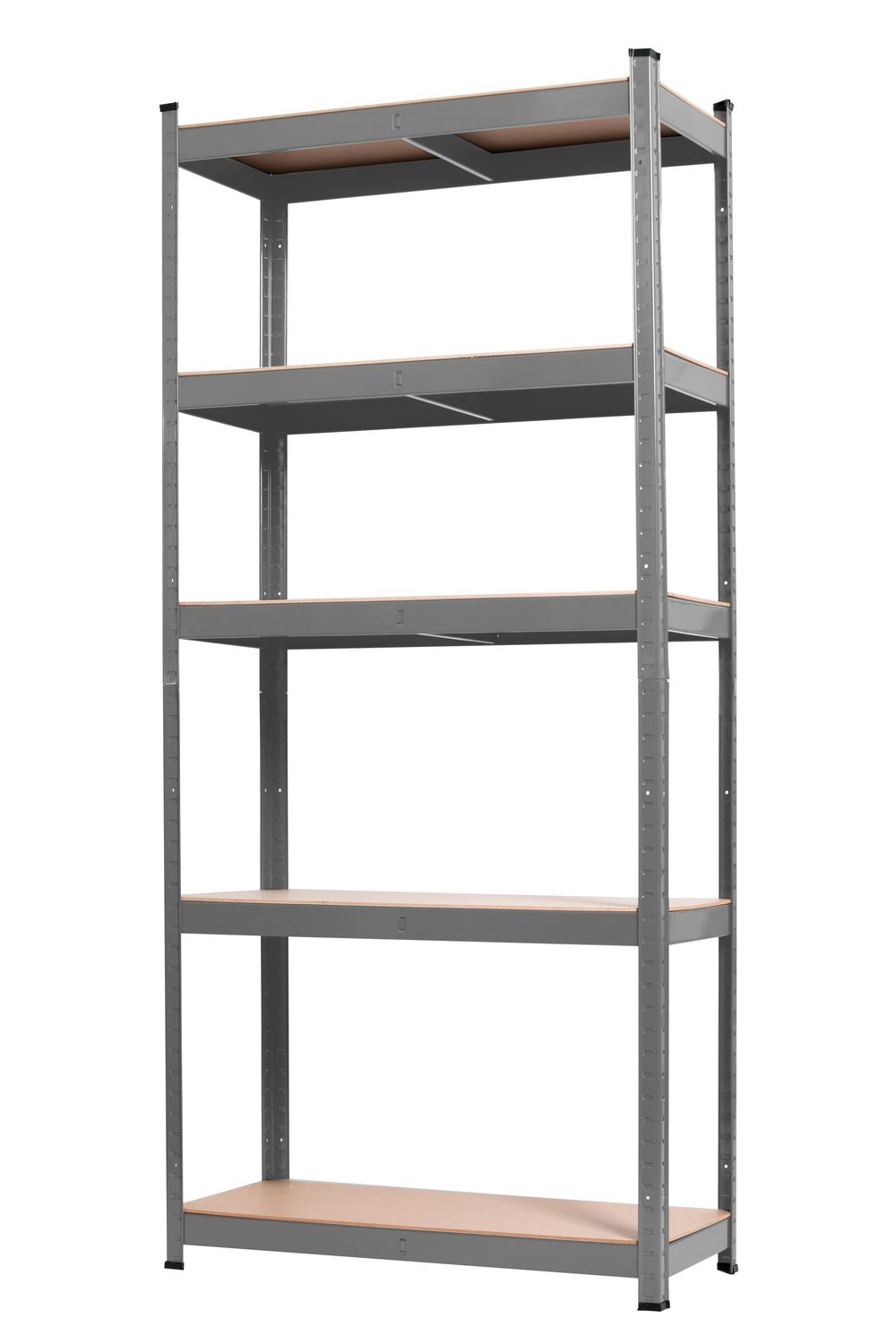 Estantería 5 niveles De Acero y MDF 200x90x60cm