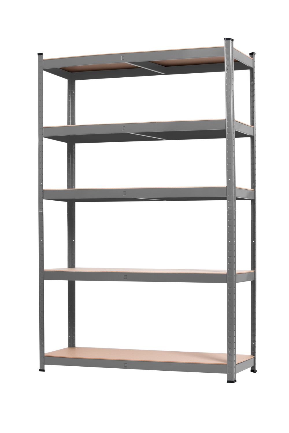 Estantería 5 niveles De Acero y MDF 180x120x45cm