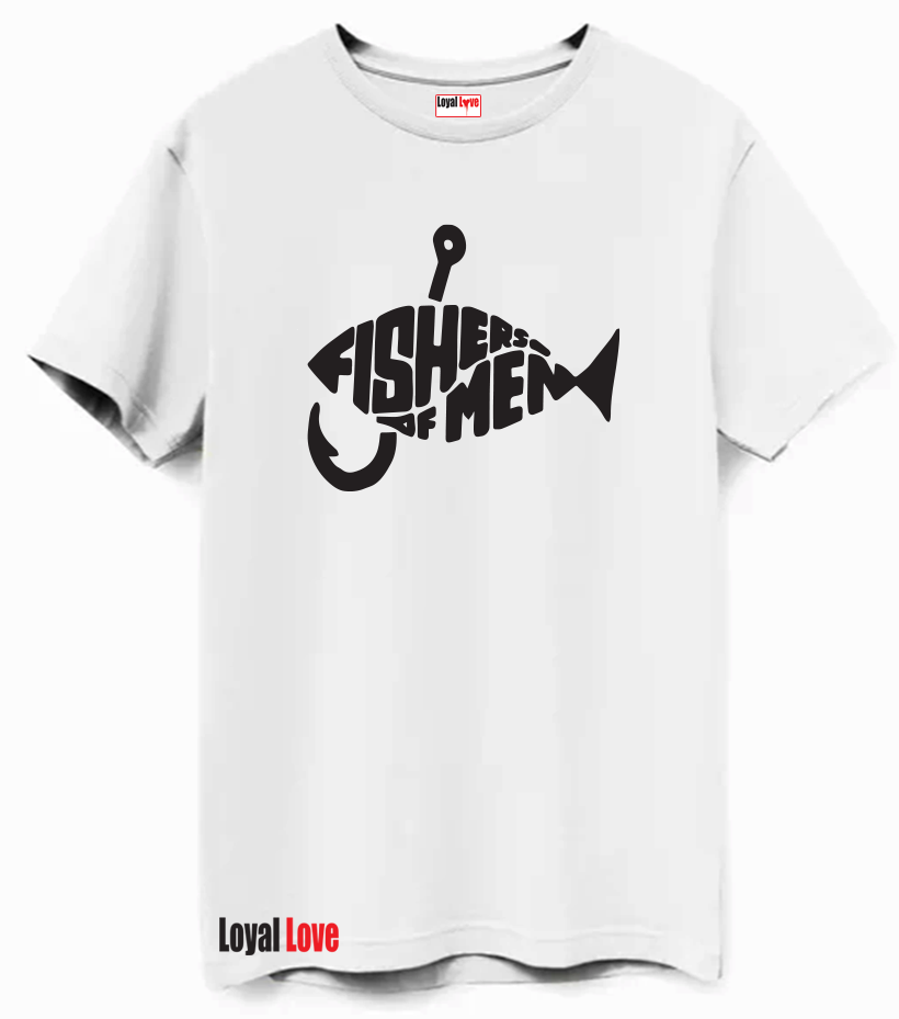 FISHEROFMAN T-SHIRT   Mathew 4:19  “Come, follow me,” Jesus said, “and I will send you out to fish for people.”