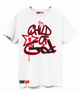 Child of God T-Shirt Romans 8:14-17 &quot;The Spirit itself bears witness with our spirit, that we are the children of God: and if children, then heirs of God, and joint-heirs with Christ&quot;.