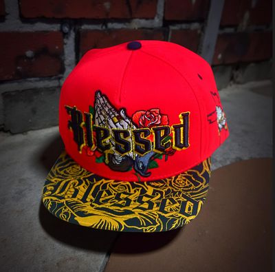 Blessed snap back hats