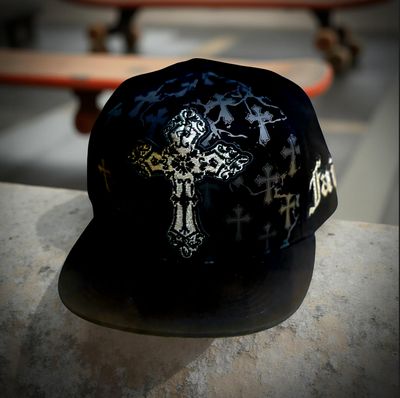 the cross snap back hats