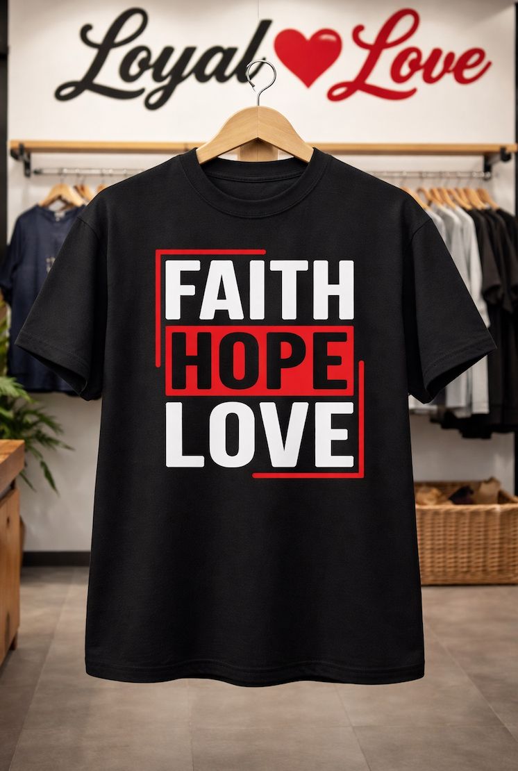 Faith Hope Love  Corinthians 13:13: "And now these three remain: faith, hope and love. But the greatest of these is love"
