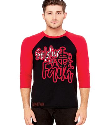 SOLDIER OF FAITH T-SHIRT  Psalm 56:3 "When I am afraid, I put my trust in You. In God, whose word I praise—in God I trust and am not afraid. What can mere mortals do to me?"