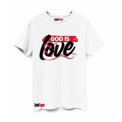 GOD IS LOVE T-SHIRT   1 John 4:8: "Anyone who does not love does not know God, because God is love"