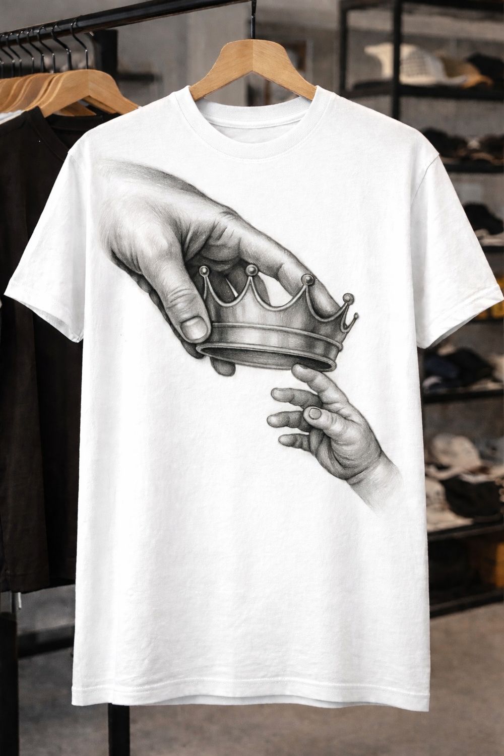 Wisdom t-shirt Proverbs 13:22, which states: "A good person leaves an inheritance for their children's children, but a sinner's wealth is stored up for the righteous".