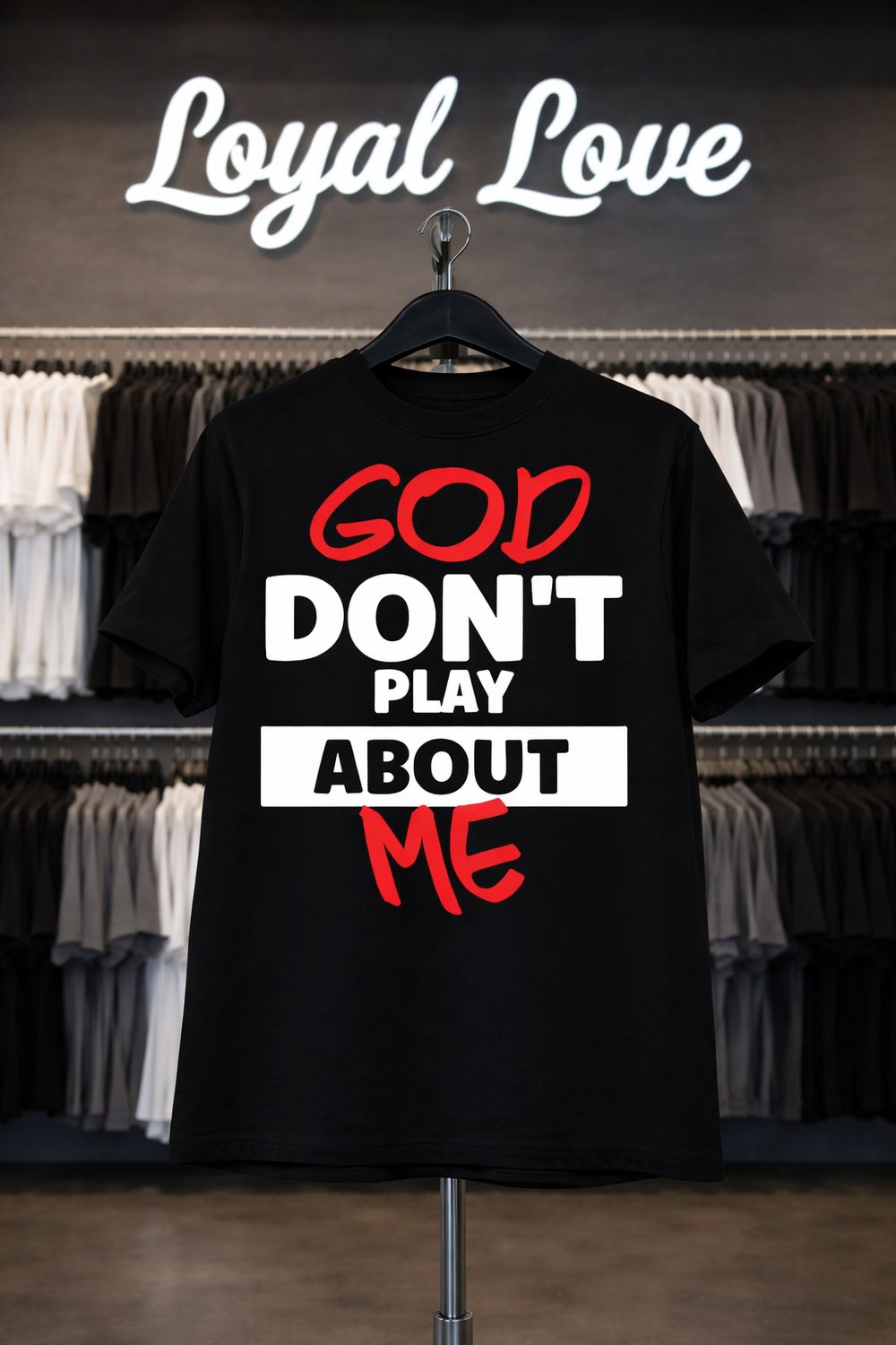 God dont play about me t-shirt Do not play with GOD'S anninted ones!