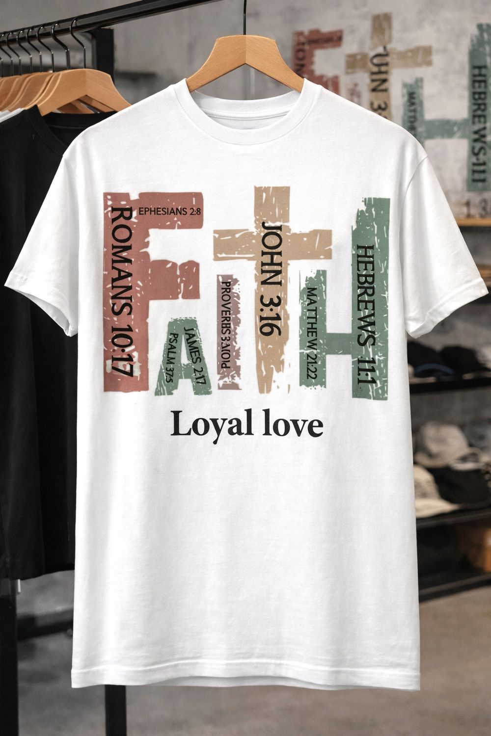 FAITH t-shirt Faith is a strong, often foundational, trust or confidence in a higher power, religious doctrine, or a person/plan, typically without absolute proof.