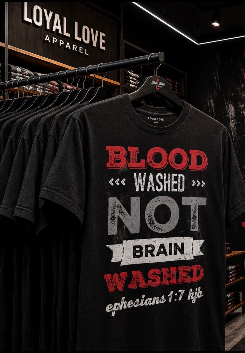 Blood wash not Brain washed