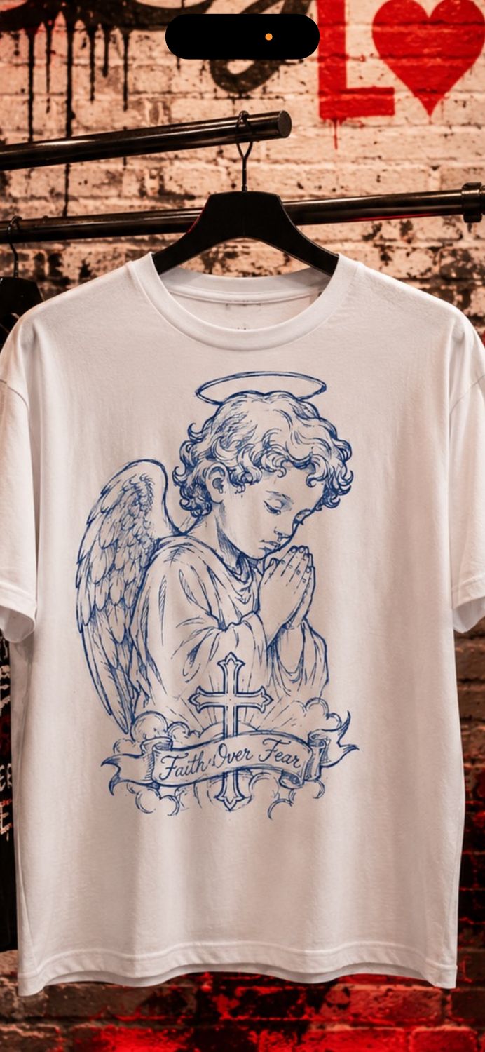 Angel of prayer...If you pray don't worry...And if you worry don't pray...