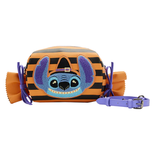 DISNEY - Lilo &amp; Stitch - Sac bandoulière Loungefly &quot;halloween bonbon&quot;