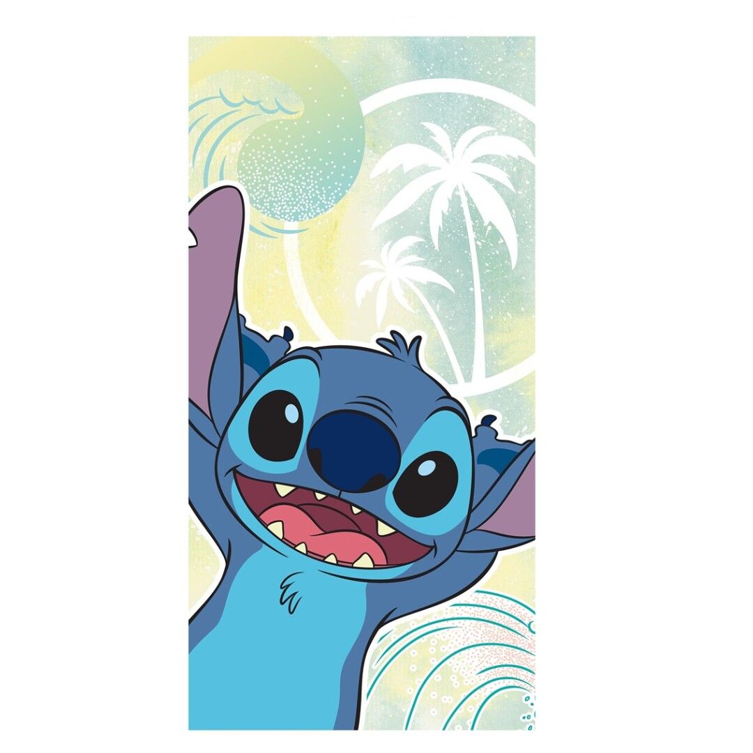 LILO &amp; STITCH - Stitch - Serviette de Plage 100% Coton - 70x140cm