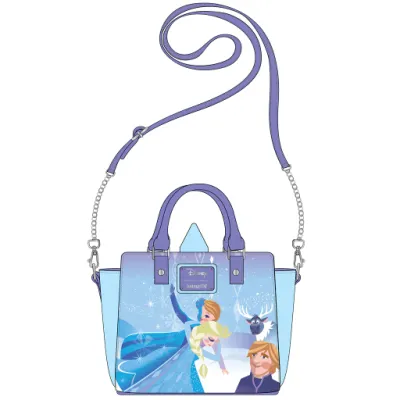 DISNEY - Frozen Castle - Sac bandoulière LoungeFly &#39;25x22x6cm&#39;